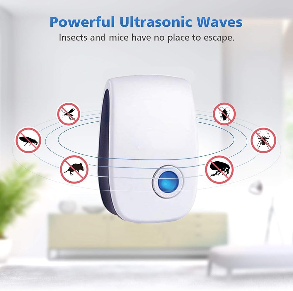 PestShield Ultraschall Schädlingsbekämpfer | Sicher & Umweltfreundlich | 1+1 Gratis | Für Haus & Haustiere
