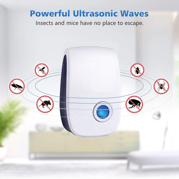 PestShield Ultraschall Schädlingsbekämpfer | Sicher & Umweltfreundlich | 1+1 Gratis | Für Haus & Haustiere