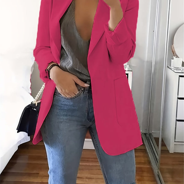 Lyra™ Lässiger Blazer in Übergröße