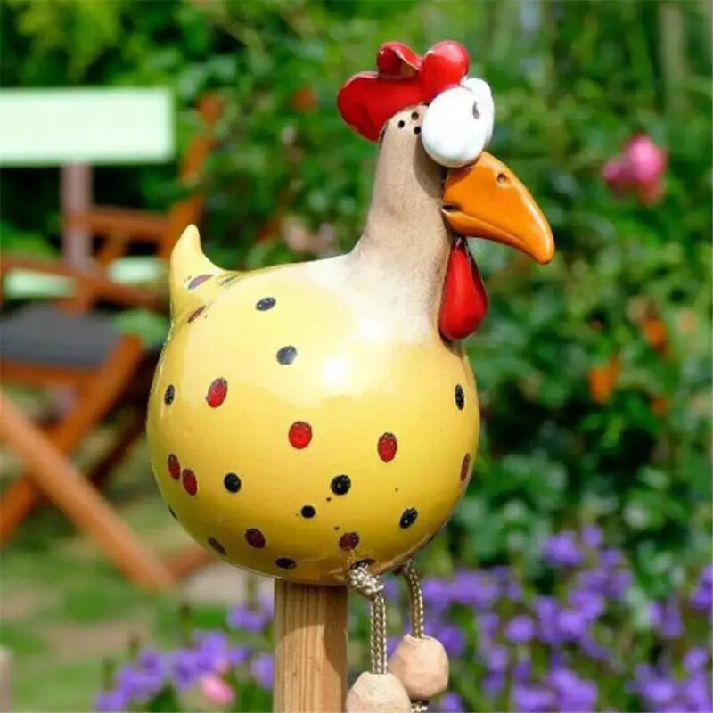 Venzani's | Keramik Huhn Garten Dekor