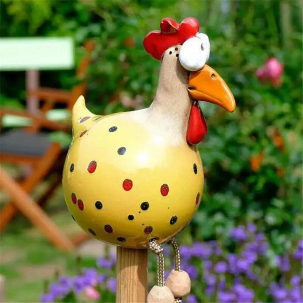 Venzani's | Keramik Huhn Garten Dekor