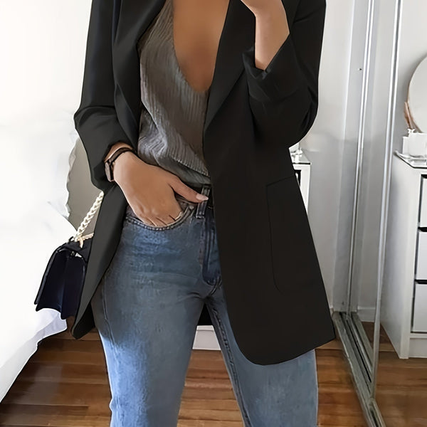 Lyra™ Lässiger Blazer in Übergröße