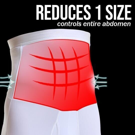 Herren Shapewear Shorts mit hoher Taille | Bauchkontrolle & formender Komfort | Unsichtbar unter Kleidung