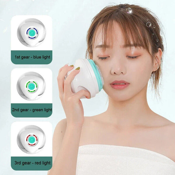 LuxeScrub™ Powerbürste — Enthülle seidige, stressfreie Haut bei jeder Dusche