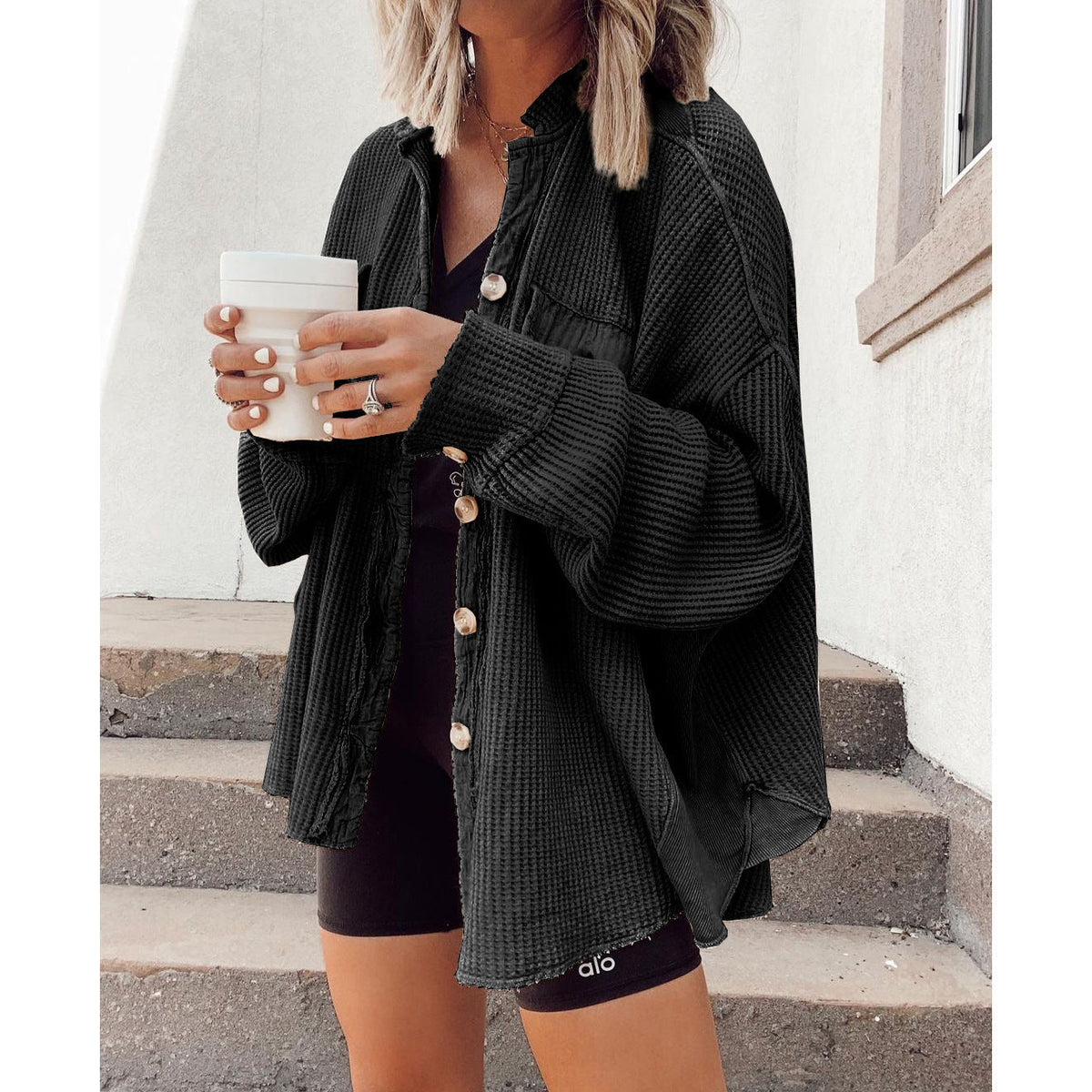 Margot™ Hemdjacke mit Knopfleiste