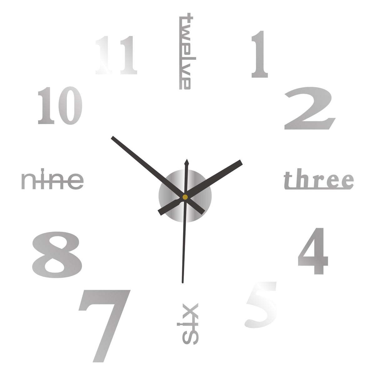 LucentAura™ 3D Wanduhr – Verwandeln Sie Ihr Zimmer mit stiller Eleganz und faszinierender Tiefe