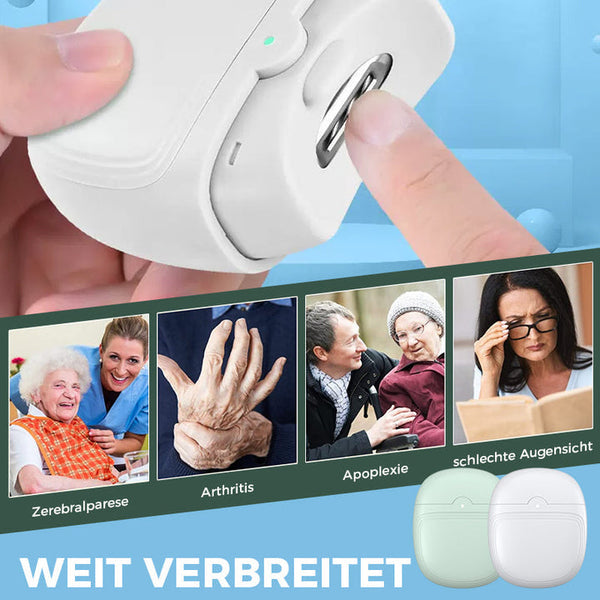 Elektrischer Nagelknipser | Mühelose Präzision | Schonend & Sicher | Ergonomisches Design