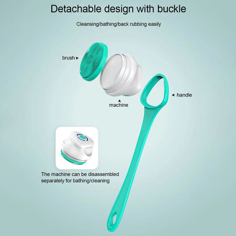 LuxeScrub™ Powerbürste — Enthülle seidige, stressfreie Haut bei jeder Dusche