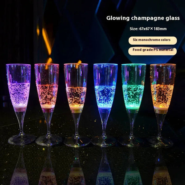 GlasGlo™ - LED-Lichtweingläser
