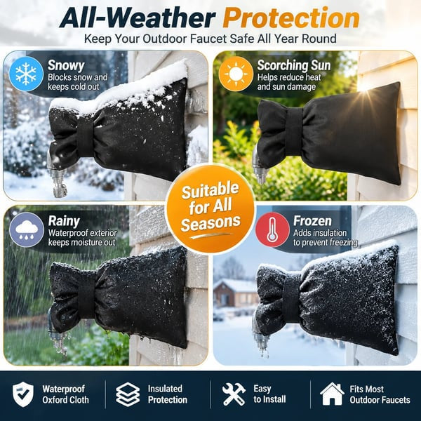AquaThermal™ Thermalisierte Outdoor-Wasserhahn-Abdeckung