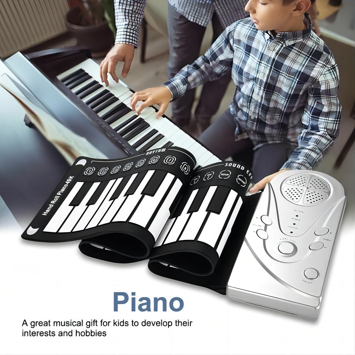 Rollano™ - Handrollbares tragbares Klavier