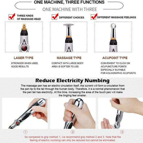 Acupulse™ - Elektronischer Akupunkturstift zur Massage