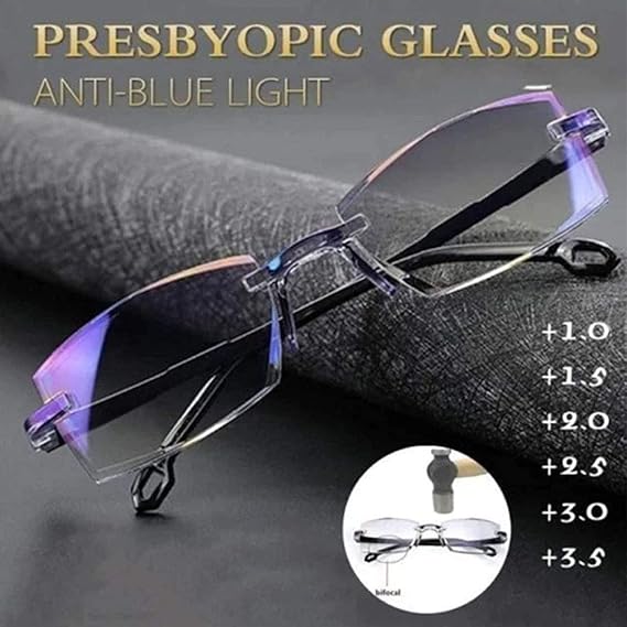 LensPro Lesebrille | Multifokal mit Smart-Zoom | Anti-Blaulicht | 50% Rabatt