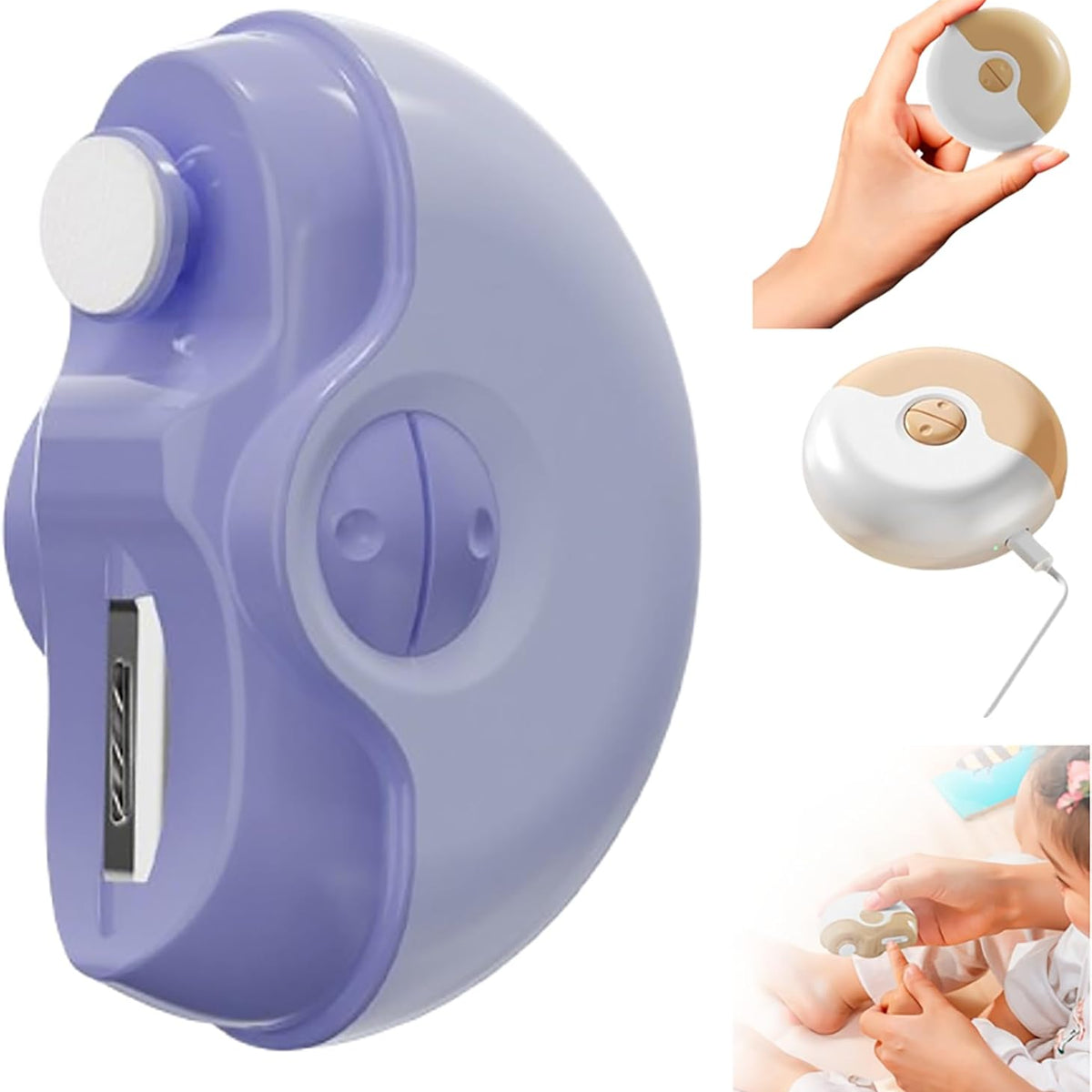 Clipster™ - Elektrischer 2-in-1-Nagelschneider