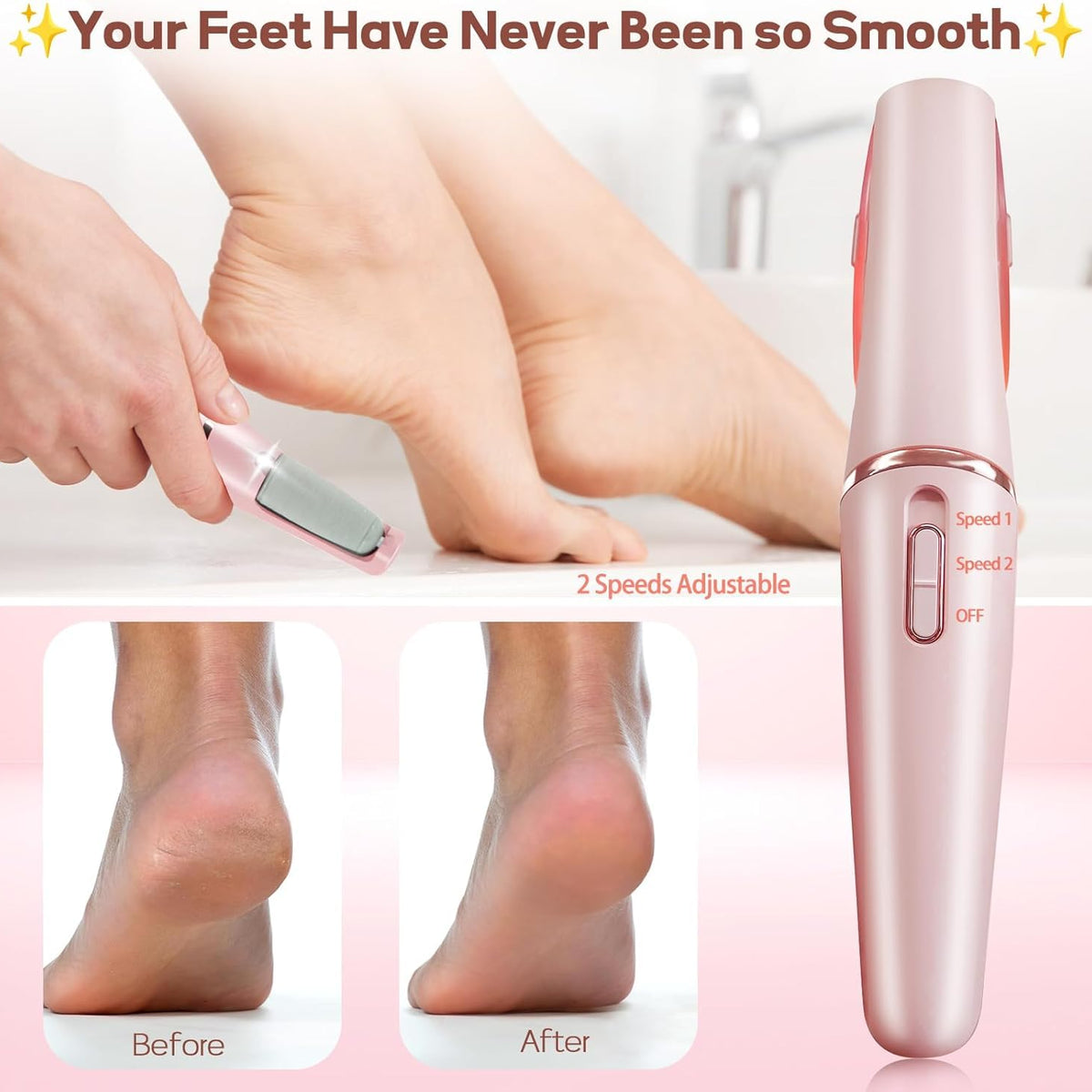 GlideDerm™ — Enthülle seidenglattere Füße und Selbstvertrauen bei jedem Schritt