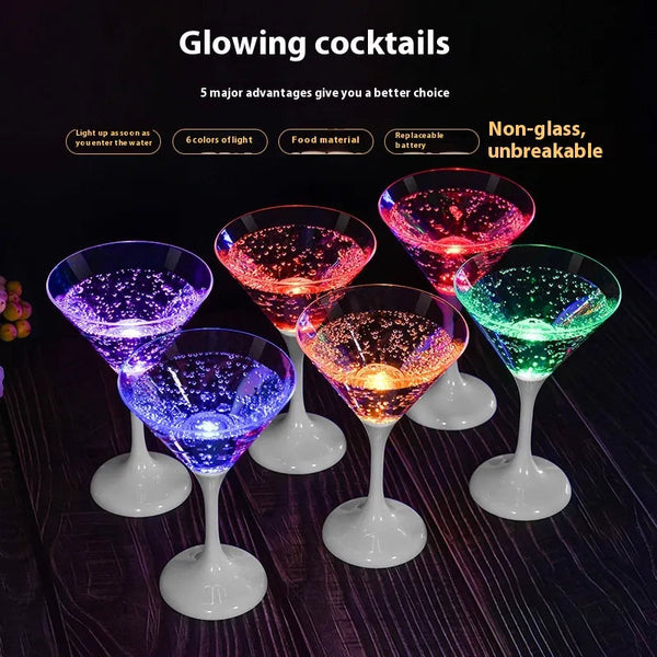 GlasGlo™ - LED-Lichtweingläser