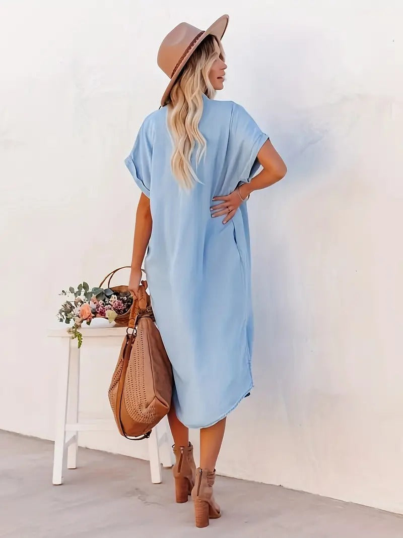 Thalia™ | Hemdkleid mit festen Taschen