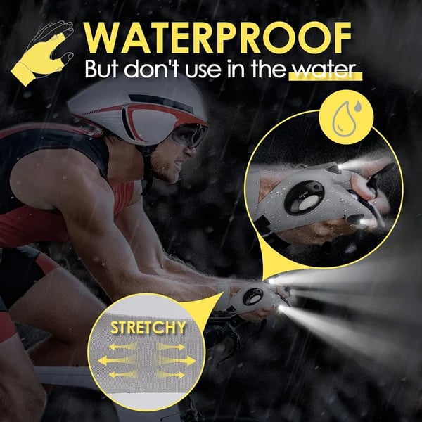 Taschenlampe Wasserdichte Handschuhe Perfekte Beleuchtung