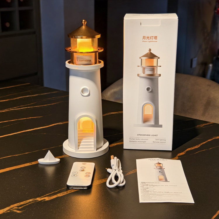 LunaBeam™ - Mondschein-Leuchtturm Projektionslampe Bluetooth-Lautsprecher