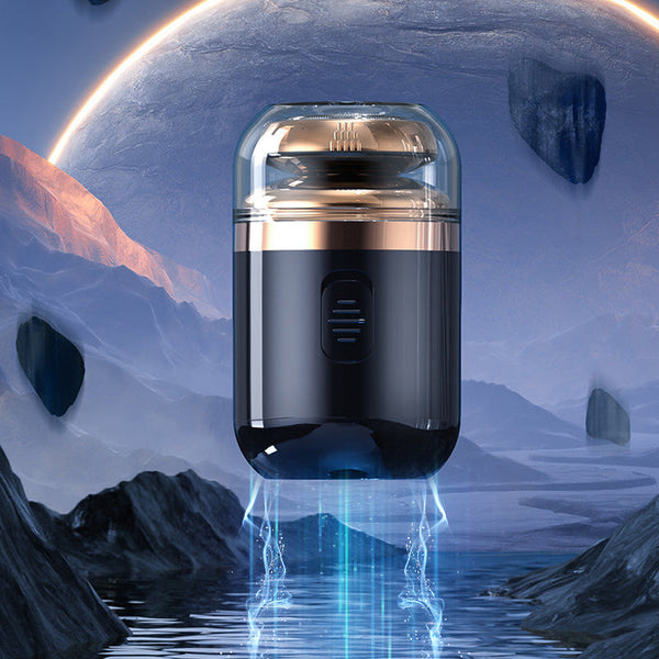 ShavePro Elektrischer Rasierer | 2-in-1 Kapsel-Design | Wasserdicht & USB-C Schnellladung