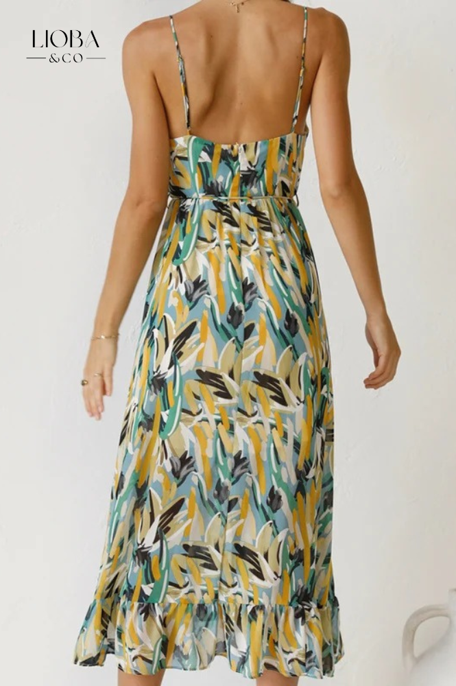 Aadhya™ | FARBENFROHES SOMMERKLEID