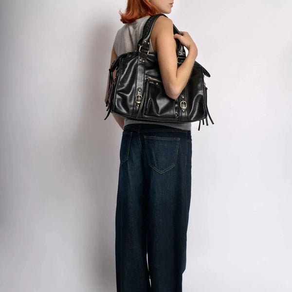 TaschenEleganz™ Stilvolle Damenhandtasche aus veganem Leder