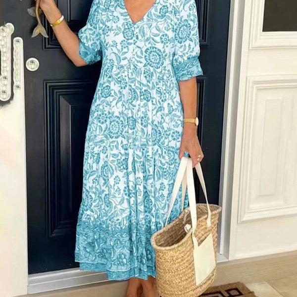 Fleur™ Boho Maxi-Kleid