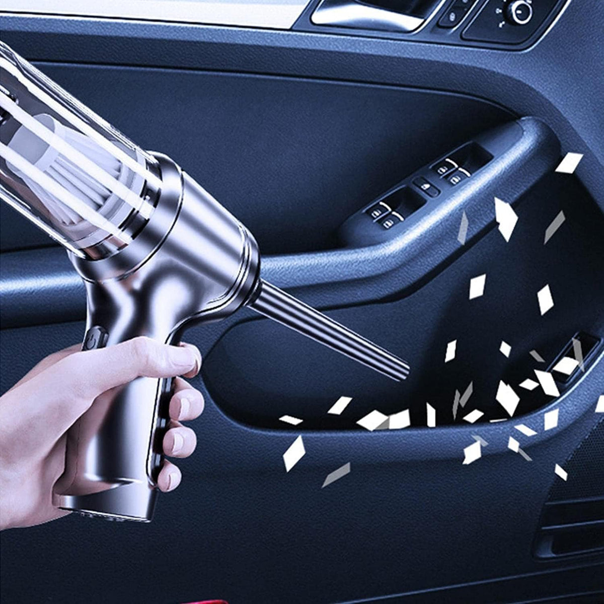 VacMaster™ | Kabelloser Autostaubsauger | Leistungsstark | Doppelte Saugkraft | Lange Akkulaufzeit
