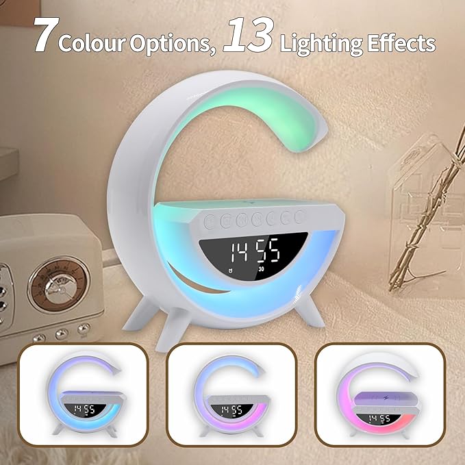 G-LumiSound | Kabelloser Lautsprecher mit LED-Beleuchtung | Integriertes Wireless Charging