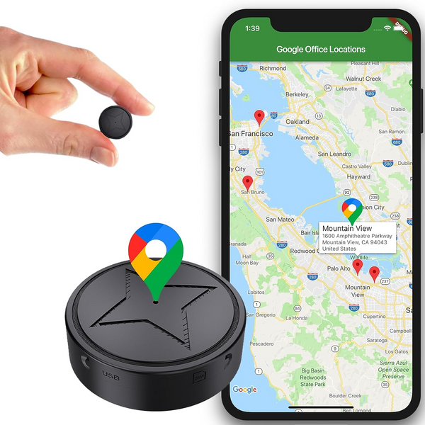 TrackSpot™ Mini GPS Tracker | Magnetisch & Kompakt | Echtzeit-Ortung | Lange Akkulaufzeit