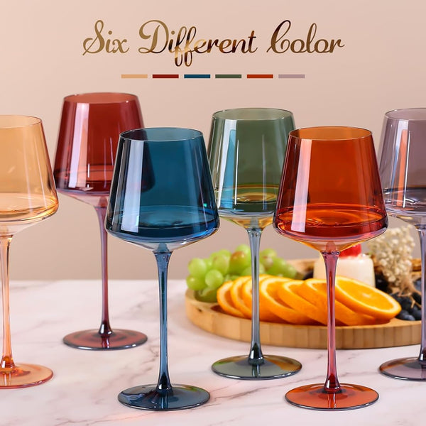 Prismate™ - Elegantes Kristall-Weinglas-Set (6 Stück)