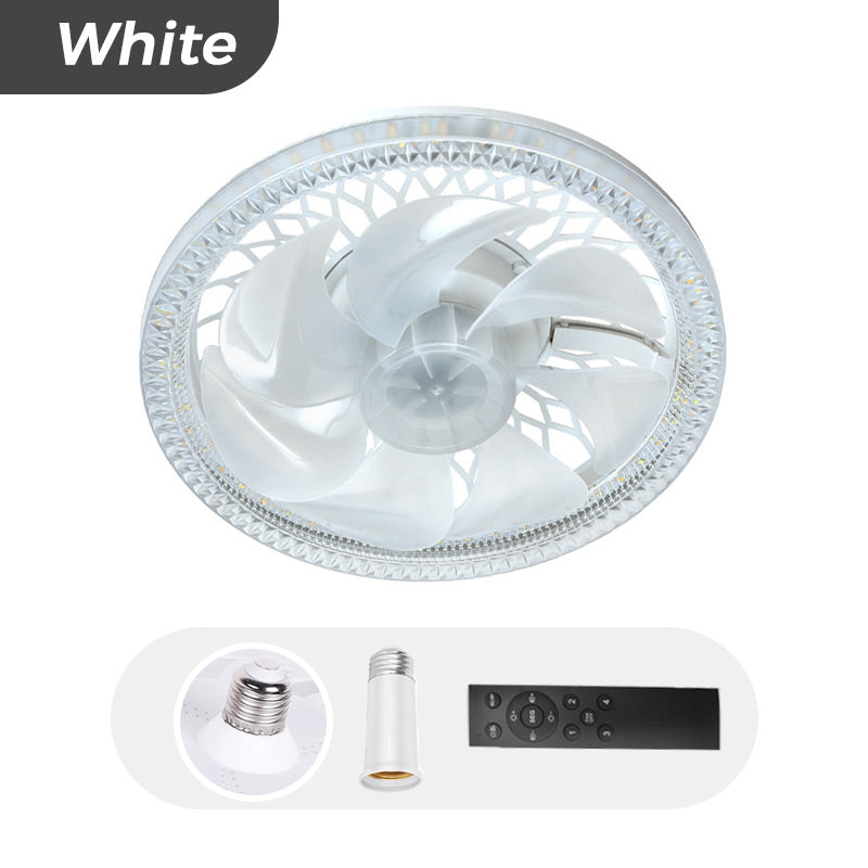 BreezeLite™ - 2-in-1 Leise Einstellbare Ventilatorlampe mit Fernbedienung