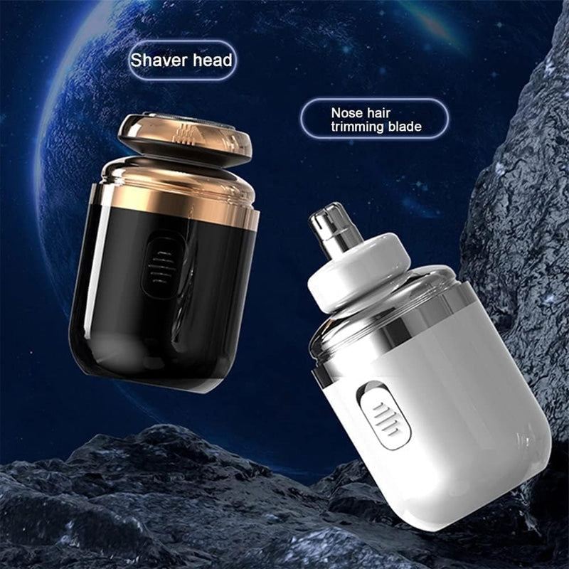 ShavePro Elektrischer Rasierer | 2-in-1 Kapsel-Design | Wasserdicht & USB-C Schnellladung