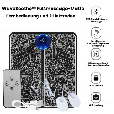 WaveSoothe™ | EMS-Fußmassage-Matte für Entspannung & Aktivierung