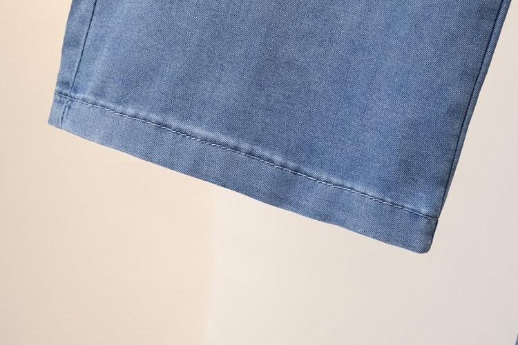 Damen High-Waist Flair Hose mit elastischem Bund | Leichtes, atmungsaktives Stretchgewebe | Mit Taschen & Doppelknopf | Größen L–4XL
