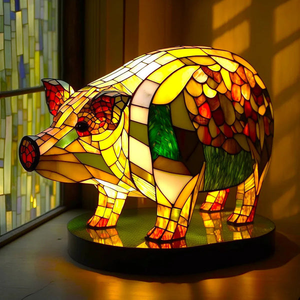 VitraGlow | Glaslampe mit Tiermotiv | Handgefertigt & LED | 50 % Rabatt