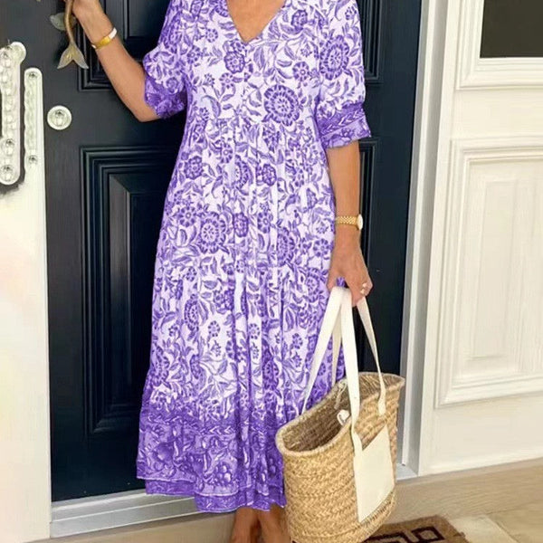 Fleur™ Boho Maxi-Kleid