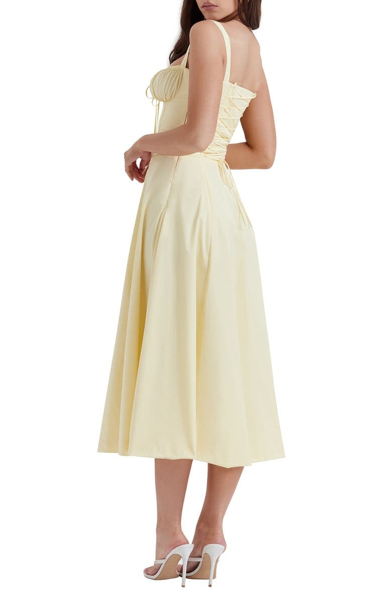 Damen Florales Maxi-Kleid | Elegantes Neckholder Kleid mit Rückenschnürung & Seitenschlitz | Sommerkleid