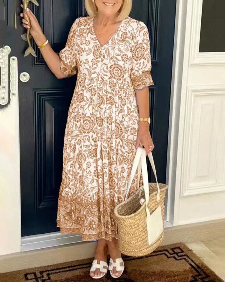 Fleur™ Boho Maxi-Kleid
