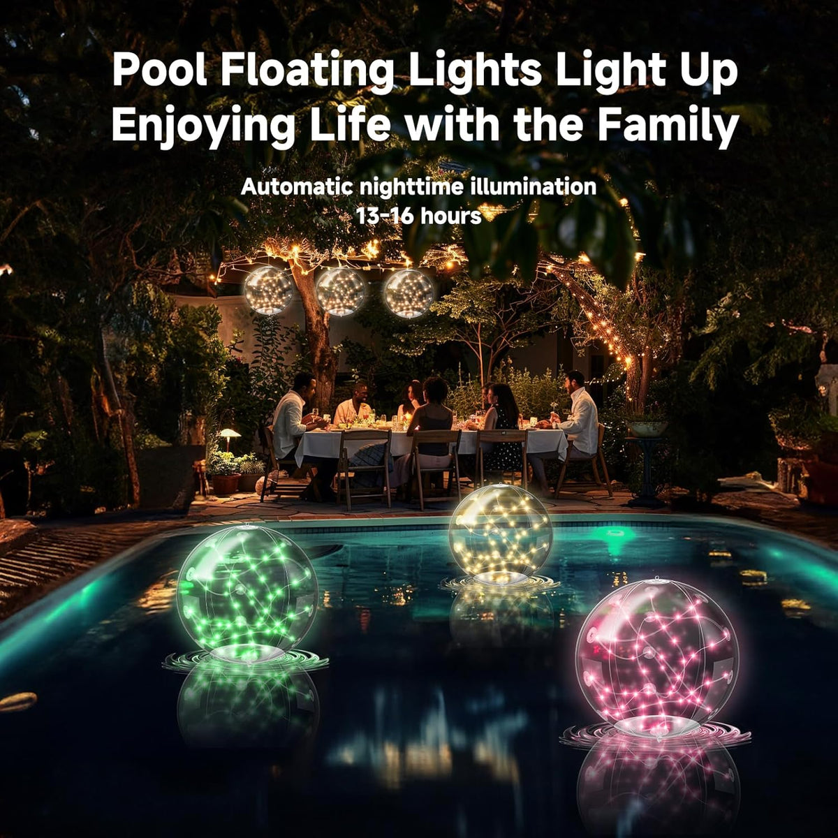 1+1 GRATIS | LumaGlow™ Verwandeln Sie Ihren Pool in eine magische Oase