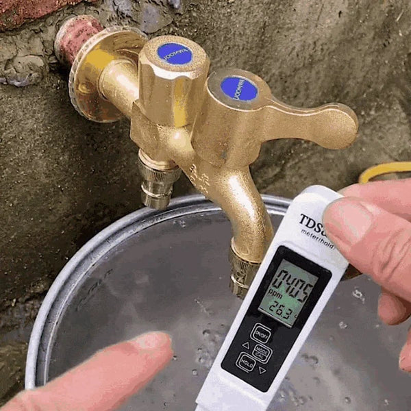 Digitaler Wasserqualitätsmesser™ | TDS & Leitwert Tester | Tragbar & Präzise | Kunststoff