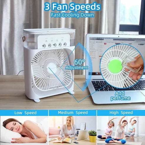 Chillora™ - Tragbarer Luftbefeuchter Ventilator Klimaanlage
