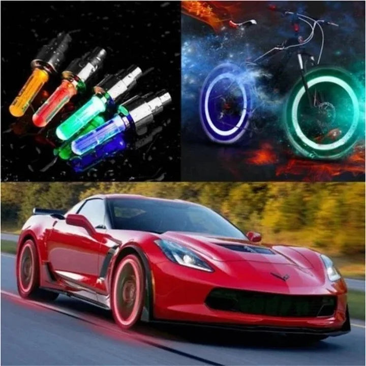 LumiWheel™ - Sorgt für mehr Sicherheit bei Nachtfahrten und verbesserter Sichtbarkeit bei Dunkelheit (4 Stück)