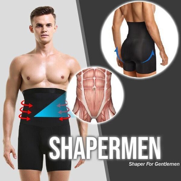 Herren Shapewear Shorts mit hoher Taille | Bauchkontrolle & formender Komfort | Unsichtbar unter Kleidung