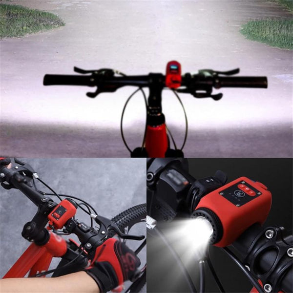 Fahrradklingel mit Licht – Laut, wasserdicht & USB-ladbar