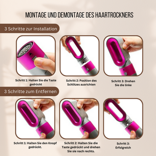 HairFlex Pro 5-in-1 Haarglätter & Styler | Airflow-Technologie | Für Glatte & Lockige Looks