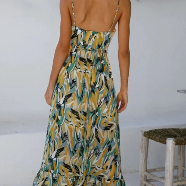 Aadhya™ | FARBENFROHES SOMMERKLEID