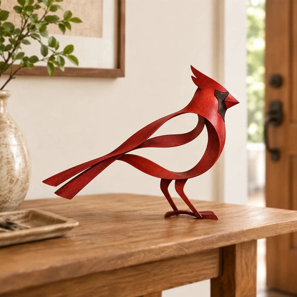 VogelEleganz™ Dekorative Vogelskulpturen aus Metall