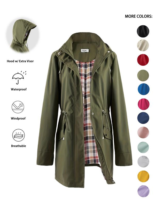 RegenSchild™ Eleganter, wetterfester Outdoor-Mantel