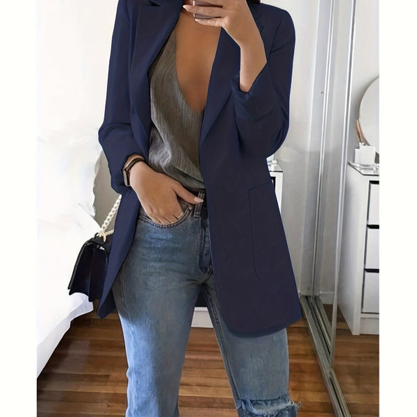 Lyra™ Lässiger Blazer in Übergröße